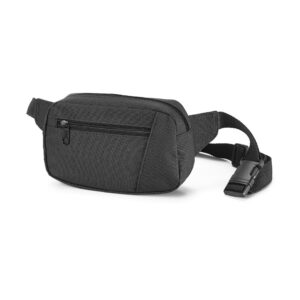 schwarze Gürteltasche