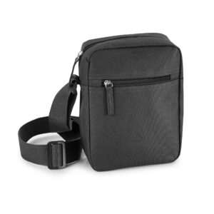 schwarze Schultertasche