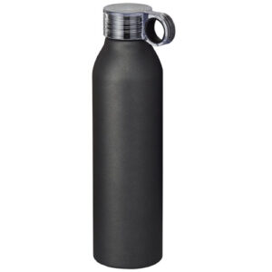Grom 650 ml Aluminium Sportflasche - schwarz