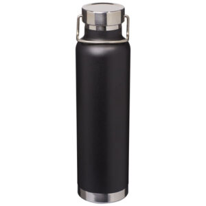 Thor 650 ml Kupfer-Vakuum Isoliersportflasche - schwarz