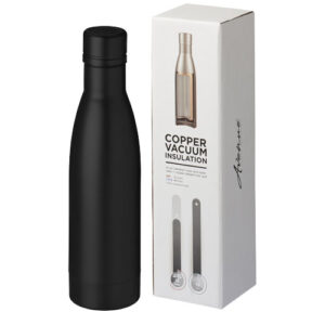 Vasa 500 ml Kupfer-Vakuum Isolierflasche - schwarz