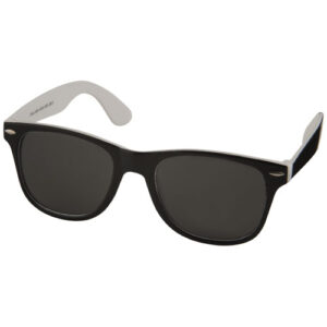 Sun Ray Sonnenbrille mit zweifarbigen Tönen - weiss / schwarz