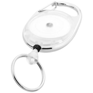 Gerlos Schlüsselkette mit Rollerclip - weiss