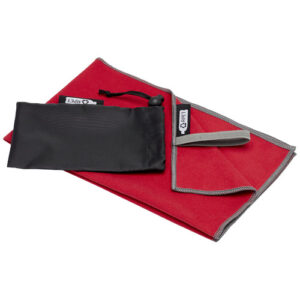 Pieter ultraleichtes und schnell trocknendes GRS Handtuch 30 × 50 cm - rot