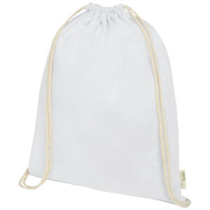 Orissa 140 g/m² Turnbeutel aus Bio-Baumwolle 5L - weiss