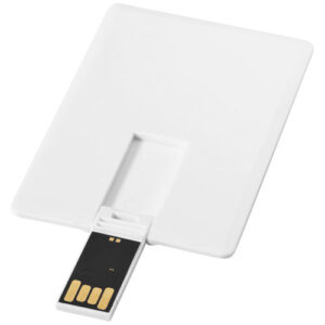 Slim 2 GB USB-Stick im Kreditkartenformat - weiss
