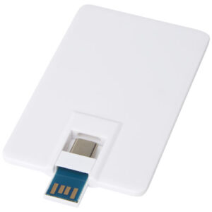 Duo slim 64 GB USB-Stick mit Typ-C und USB-A 3.0 - weiss