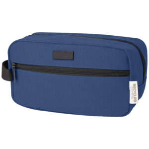 Joey Kosmetiktasche aus GRS recyceltem Canvas 3,5 L - Marine