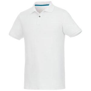 Beryl Poloshirt aus Bio-Recyclingmaterial für Herren - weiss, 3XL
