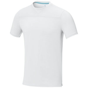 Borax Cool Fit T-Shirt aus recyceltem  GRS Material für Herren - weiss, 3XL