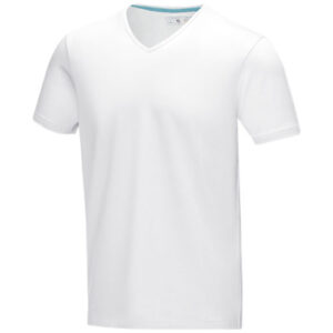 Kawartha T-Shirt für Herren mit V-Ausschnitt - weiss, 3XL