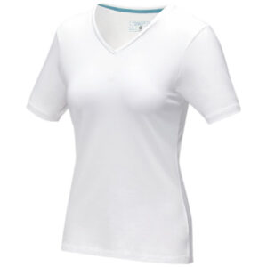 Kawartha T-Shirt für Damen mit V-Ausschnitt - weiss, 2XL
