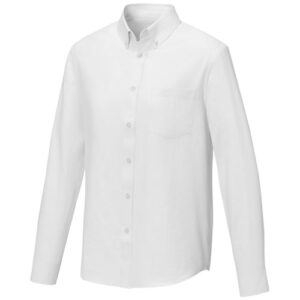 Pollux Herrenhemd mit langen Ärmeln - weiss, 5XL