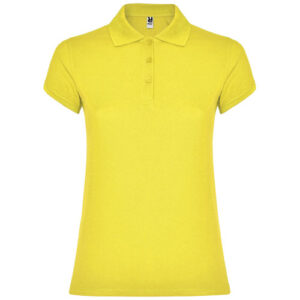 Star Poloshirt für Damen - gelb, 3XL