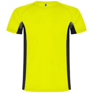 Shanghai Sport T-Shirt für Herren - Fluorgelb / schwarz, 2XL