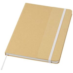 Nelida A5 Hardcover Notizbuch aus recyceltem Karton - weiss