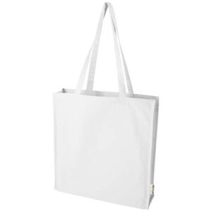 Florida 270 g/m² Tragetasche mit Seitenfalten 14L - weiss