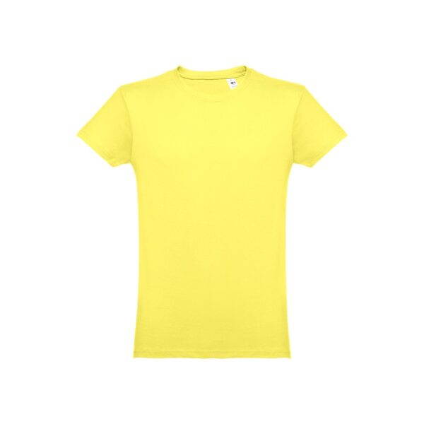 THC LUANDA. Herren-T-Shirt aus Baumwolle im Schlauchformat - Zitronengelb, XXL