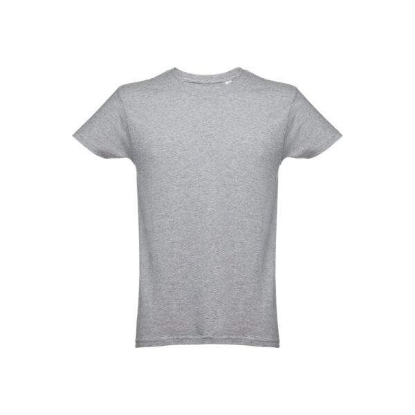 THC LUANDA. Herren-T-Shirt aus Baumwolle im Schlauchformat - Hellgrau melliert, XXL