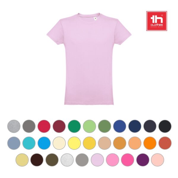 THC LUANDA. Herren-T-Shirt aus Baumwolle im Schlauchformat