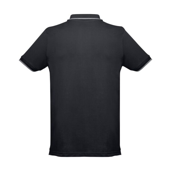 THC ROME. Zweifarbiges Baumwoll-Poloshirt für Herren