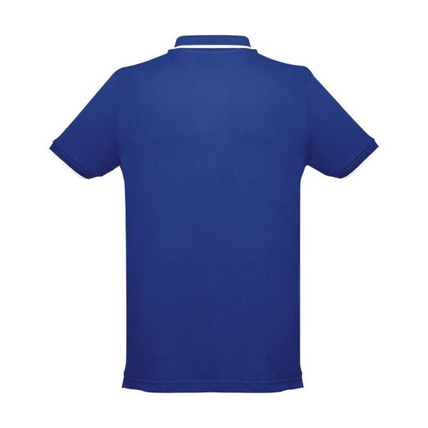 THC ROME. Zweifarbiges Baumwoll-Poloshirt für Herren