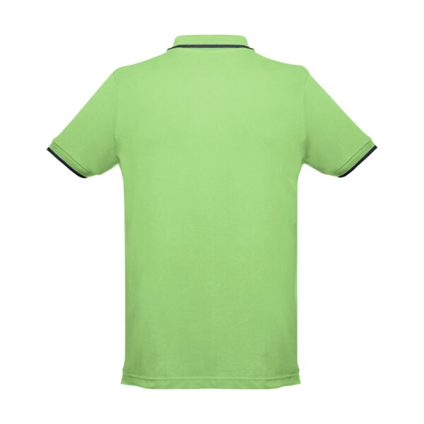 THC ROME. Zweifarbiges Baumwoll-Poloshirt für Herren