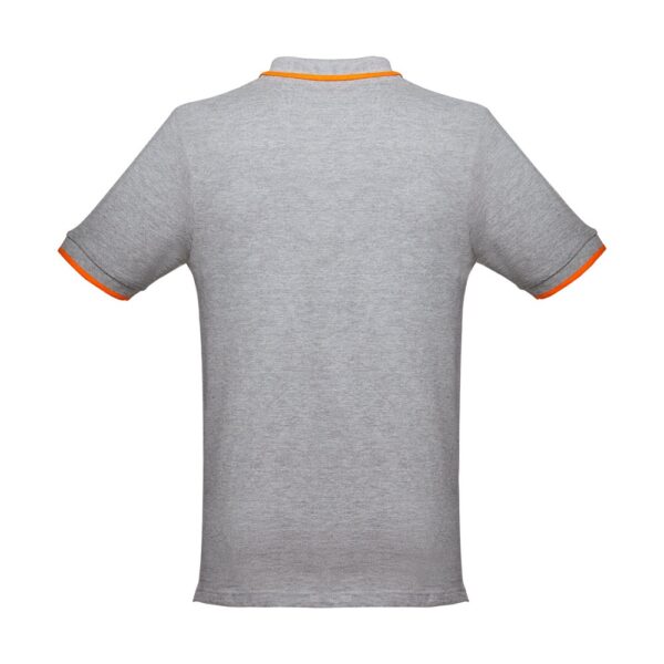 THC ROME. Zweifarbiges Baumwoll-Poloshirt für Herren
