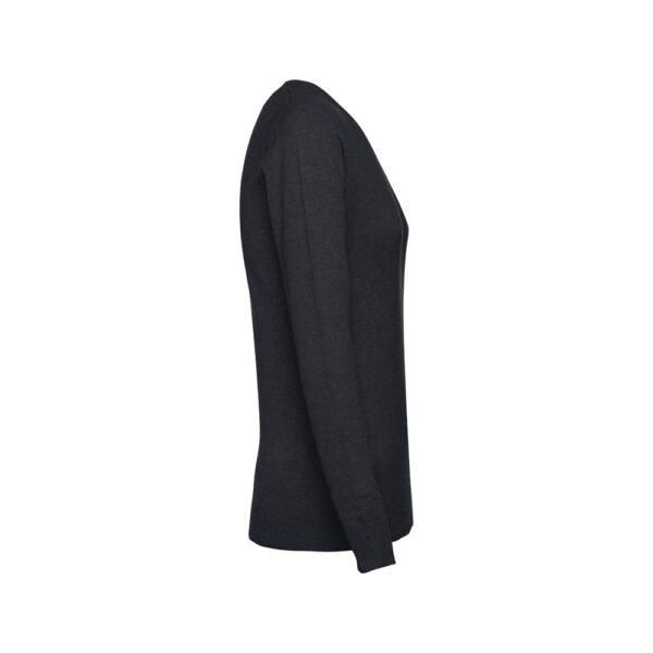 THC MILAN WOMEN. Pullover mit V-Ausschnitt für Damen aus Baumwolle und Polyamid
