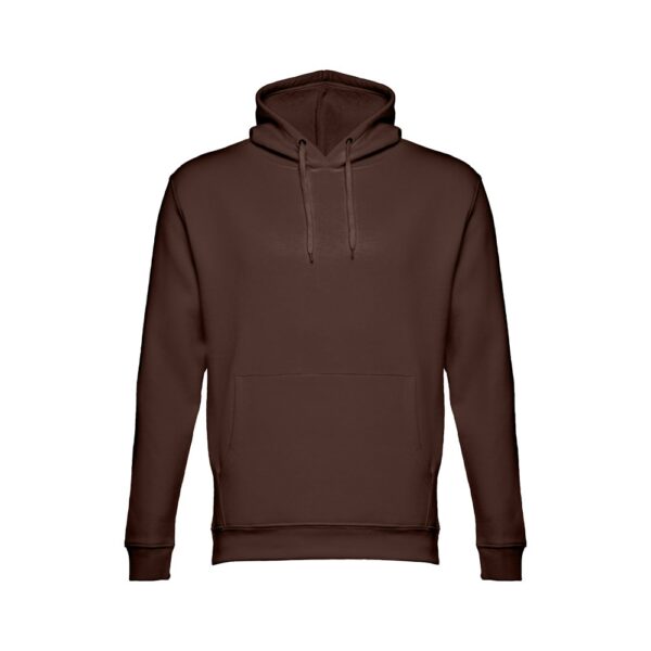 THC PHOENIX. Sweatshirt (unisex) mit Kapuze aus Baumwolle und Polyester - dunkelbraun, XXL
