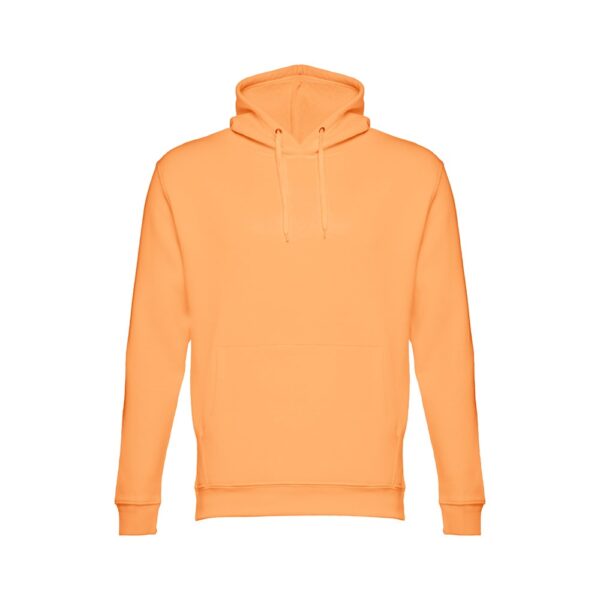 THC PHOENIX. Sweatshirt (unisex) mit Kapuze aus Baumwolle und Polyester - Korallenorange, XXL