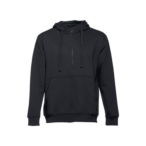 THC AMSTERDAM. Sweatshirt für Männer aus Baumwolle und Polyester - schwarz, XXL