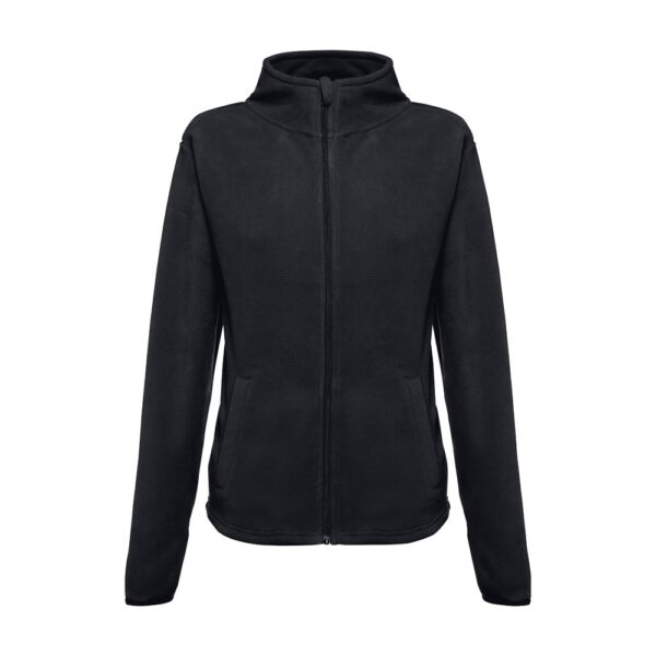 THC HELSINKI WOMEN. Polarfleecejacke aus Polyester mit Gürtel für Damen - schwarz, XXL