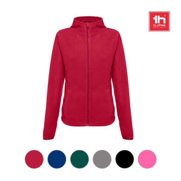 THC HELSINKI WOMEN. Polarfleecejacke aus Polyester mit Gürtel für Damen