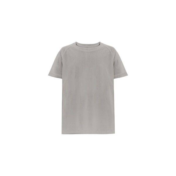 THC MOVE KIDS. Technisches T-Shirt mit kurzen Ärmeln aus Polyester für Kinder - hellgrau, 8