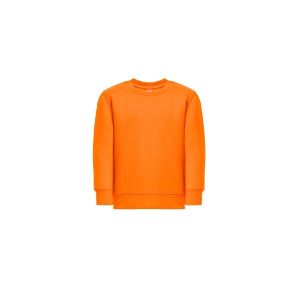 THC DELTA KIDS. Kindersweatshirt aus recycelter Baumwolle und Polyester - orange, 8