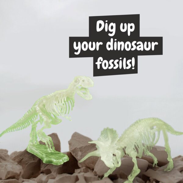 2 in 1 Fossil Excavation Kit V. Lernspiel lieferung inklusive einer faltbaren geschenktasche aus 190T
