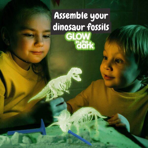 2 in 1 Fossil Excavation Kit V. Lernspiel lieferung inklusive einer faltbaren geschenktasche aus 190T