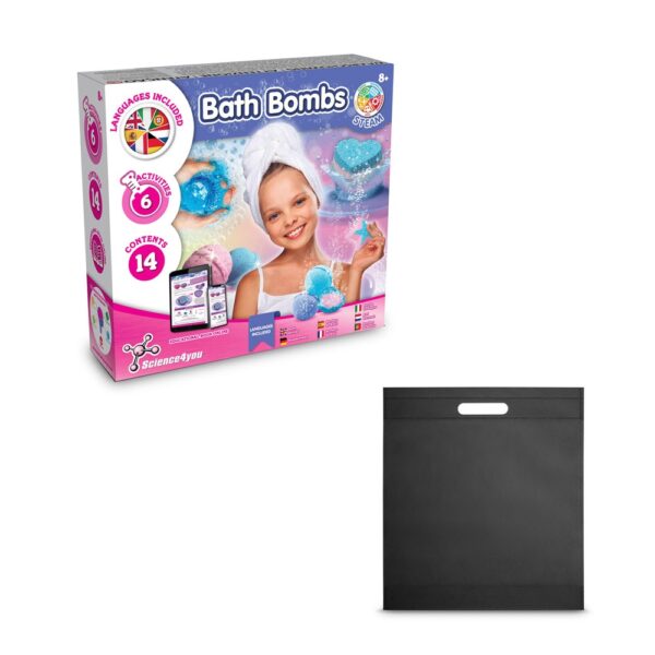 Bath Bombs Kit IV. Lernspiel lieferung inklusive einer non-woven tasche (80 g/m²) - schwarz