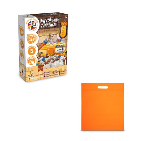 Ancient Egypt Excavation Kit IV. Lernspiel lieferung inklusive einer non-woven tasche (80 g/m²) - orange