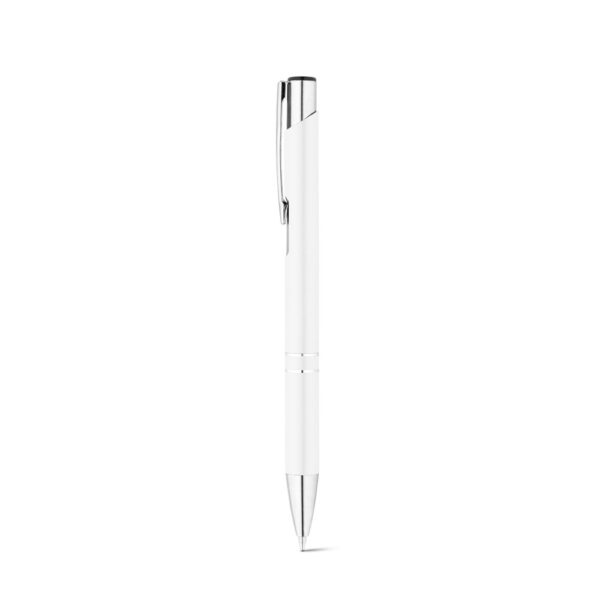 RE-BETA. Kugelschreiber aus Recyceltes Aluminium (100% rAL) - weiss