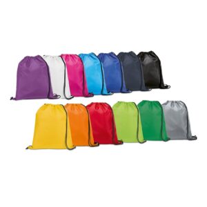 CARNABY. 210D Rucksacktasche mit schwarzen Zugbändern - Violett