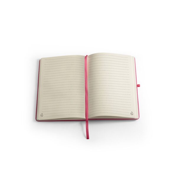 ANNE. A5 Notizbuch aus recyceltem Polyester (100% rPET) mit linierten Seiten