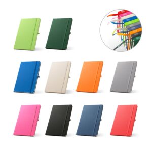 ANNE. A5 Notizbuch aus recyceltem Polyester (100% rPET) mit linierten Seiten