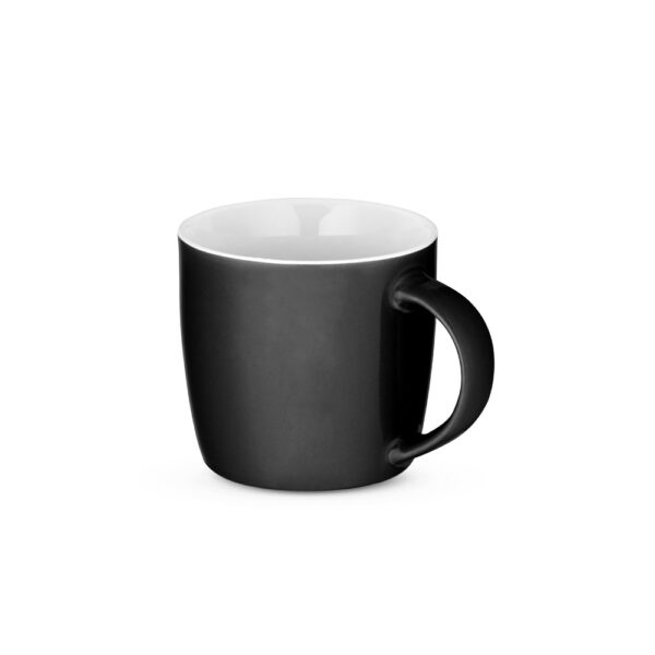 COMANDER. Tasse aus Keramik 370 mL - schwarz, 370 mL