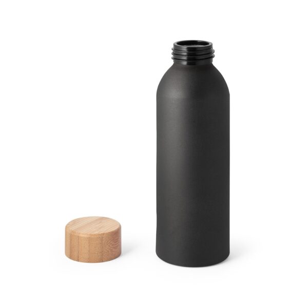 QUETA. Aluminiumflasche mit Bambusdeckel 550 ml