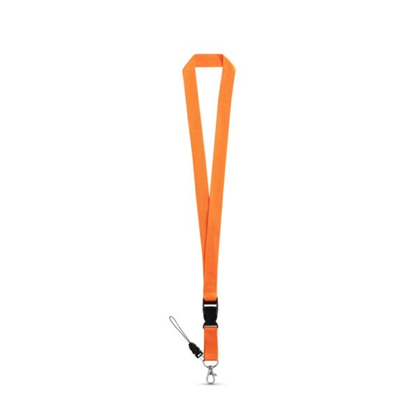 ANQUETIL. Lanyard aus Polyester - orange