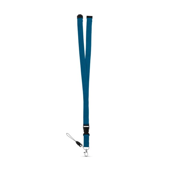 MURRAY. Lanyard aus Polyester (20 mm) mit einem Schlüsselband