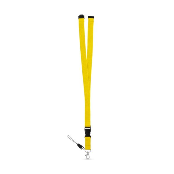 MURRAY. Lanyard aus Polyester (20 mm) mit einem Schlüsselband