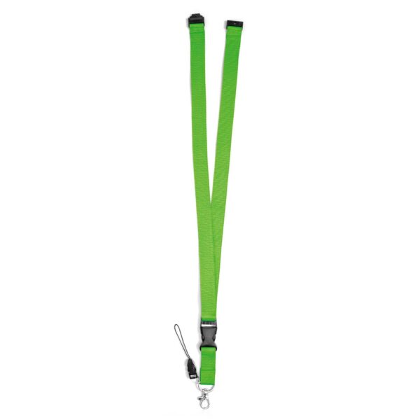 MURRAY. Lanyard aus Polyester (20 mm) mit einem Schlüsselband